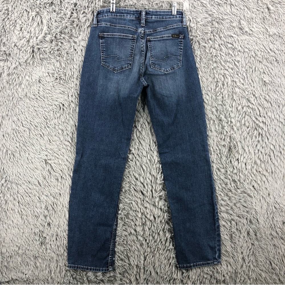 Silver Jeans Womens Size 6 Curvy Mid Slim Straight Jeans